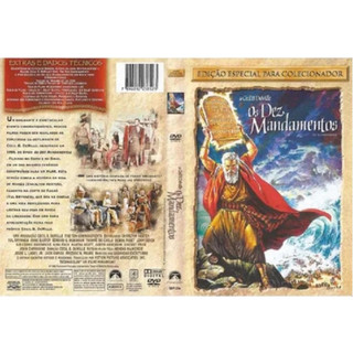 DVD duplo: Os Dez Mandamentos - Edição Especial Para Colecionador - 2 DVDs
