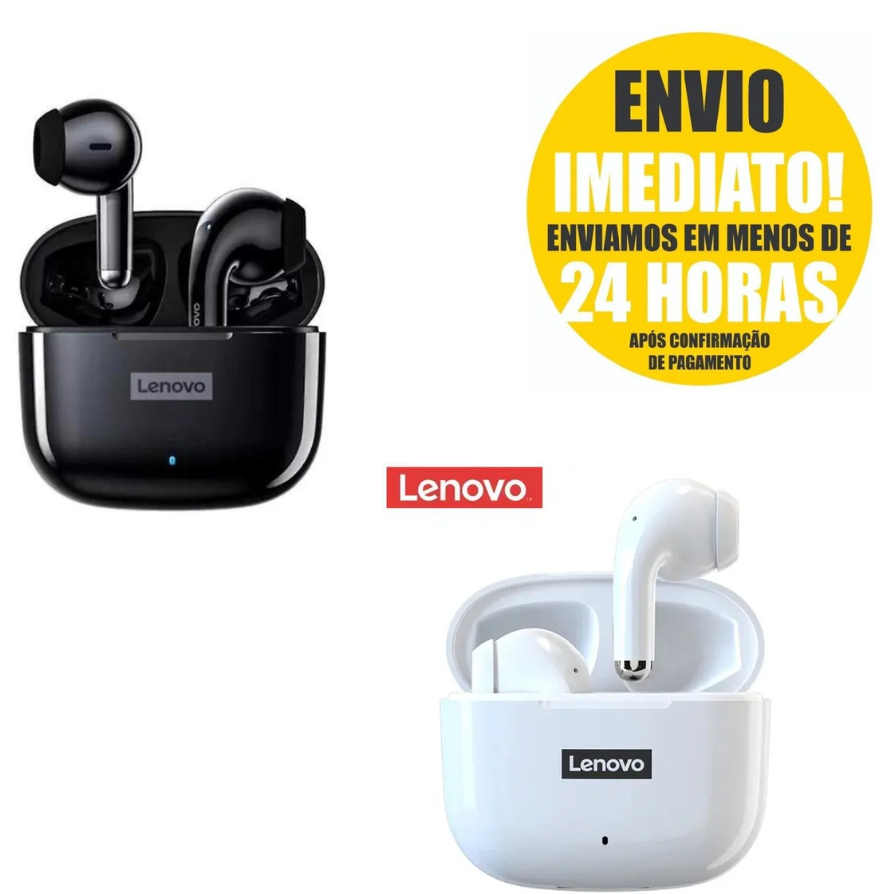 Fone De Ouvido Tws Lenovo LP40 pro Bluethooth Sem Fio Live Pods Esportes Original Promoção.