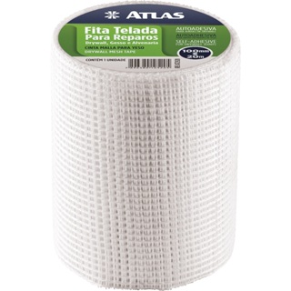 Fita telada para reparos em drywall 100 mm x 20 metros - ATLAS em Oferta na Shopee