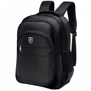 Mochila Escolar Reforçada Universitária Unissex Preta Impermeável