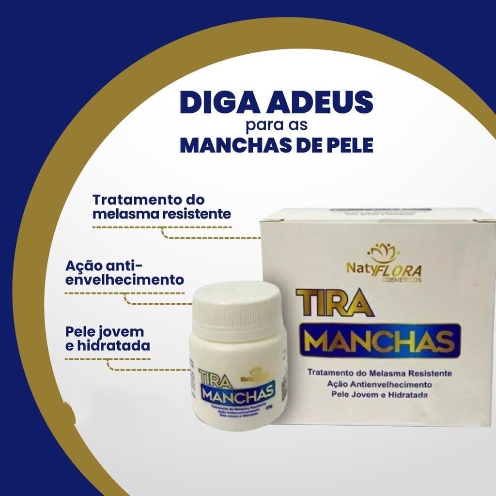 1 Pomada Tira Manchas Acaba com Melasma Tem Ação Anti-envelhecimento uma unidade 50g cada Clareador Contra Cravos e Espinhas No Rosto e Corpo