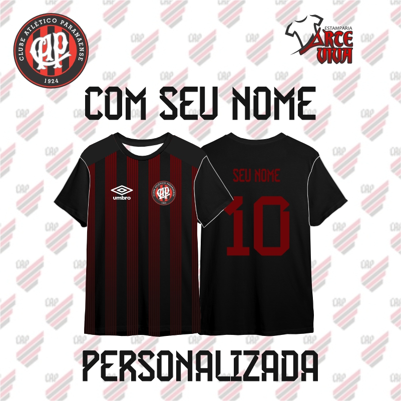 Camisa Personalizada Atletico Paranaense Brasileirão 2024