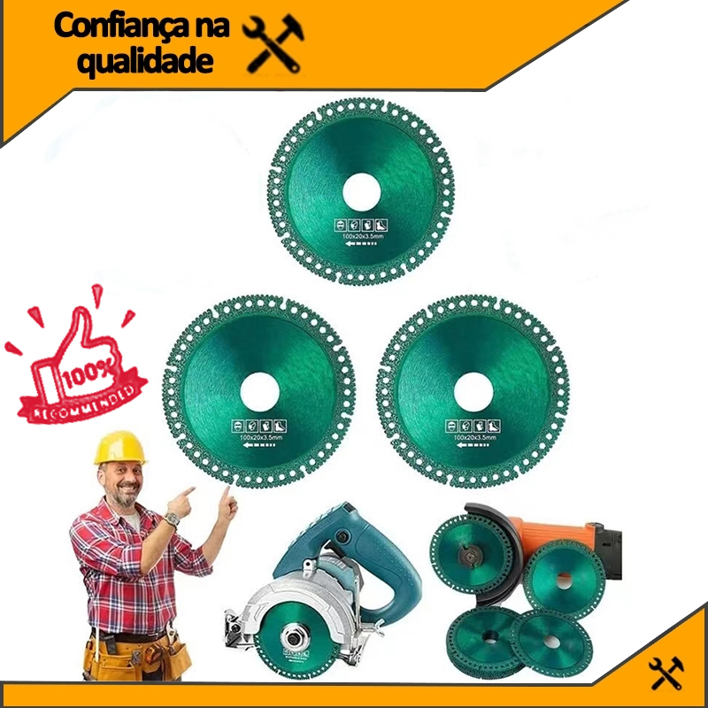 Disco de corte de diamante 6 em 1 Multifuncional em Oferta na Shopee