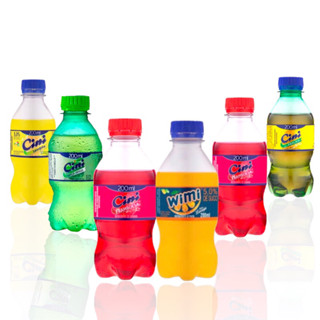 Refrigerante Cini 200 ML Mix Sabores Framboesa Maça Abacaxi Laranja Abacaxi