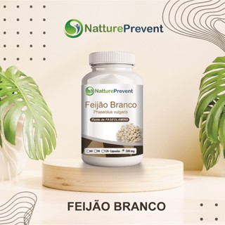 Faseolamina Feijão Branco 60 / 90 / 120 Cápsulas 500mg - suplemento alimentar natural