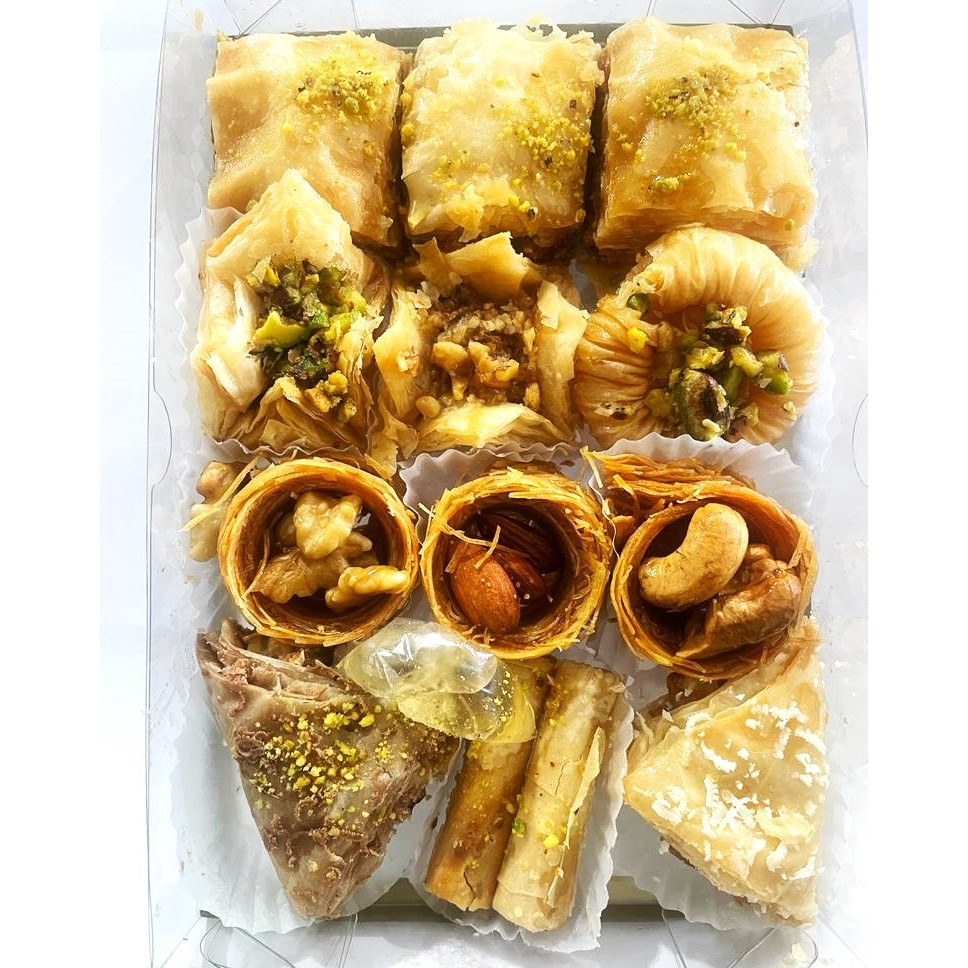 Bandeja de Doce Árabe Sortidos Dourada