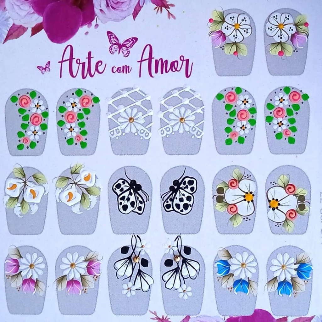 20 adesivos artesanais para unhas feito a mão com joias, strass, caviar para unhas decoradas cartelão, pedrarias, jóias, strass, peliculas artesanais para unhas 100% artesanais, feito a mão - ESCOLHA OS MODELOS