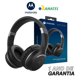 Fone de Ouvido Bluetooth Motorola Moto XT 220, Som HD e Microfone - Preto