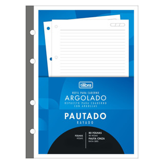 Bloco 80 Folhas Para Fichário Universitário Tiliflex Académie Tilibra