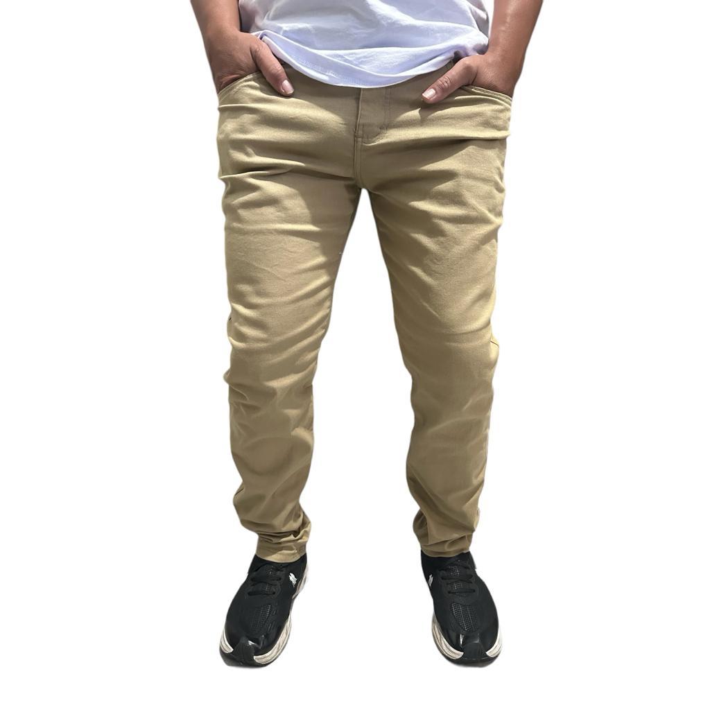 calça masculina básica sarja  skinny Jeans elastano fechamento em botão promoção envio imediato