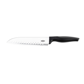 Faca Santoku  - Brinox - Cross 7'' 31 cm Lâmina - Aço Inoxidável - Cabo Preto em Oferta na Shopee