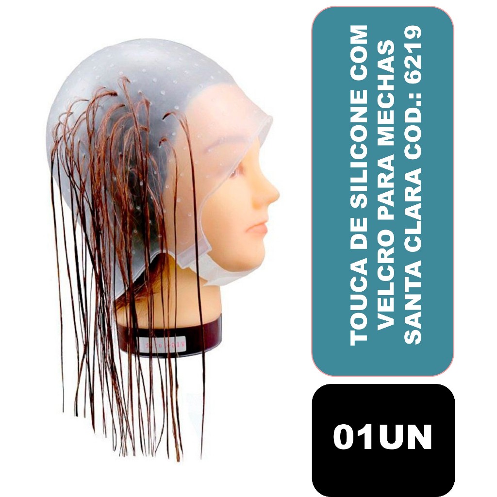 Touca de silicone com velcro para mechas Santa Clara COD.: 6219