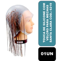 Touca de silicone com velcro para mechas Santa Clara COD.: 6219