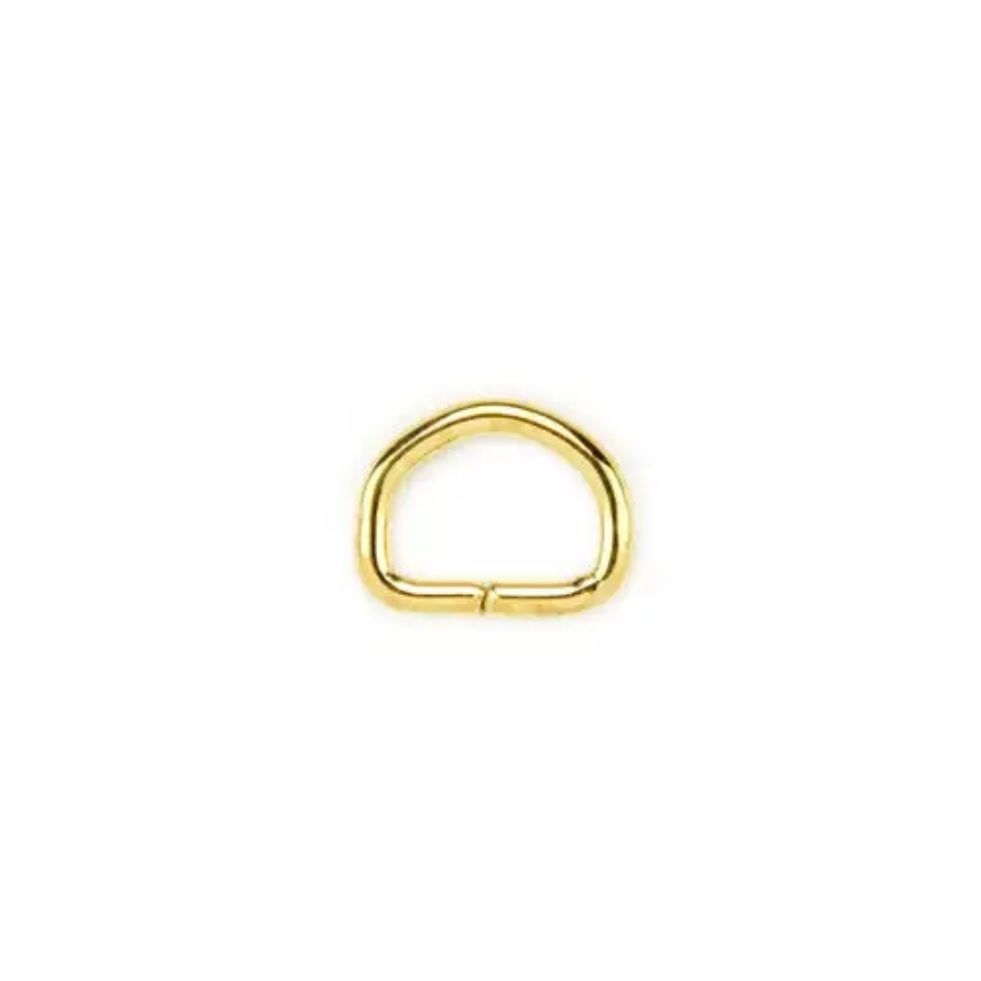 Meia Argola 13mm GROSSA (aro 2,4mm) - Dourada - 100 Unidades em Oferta na Shopee