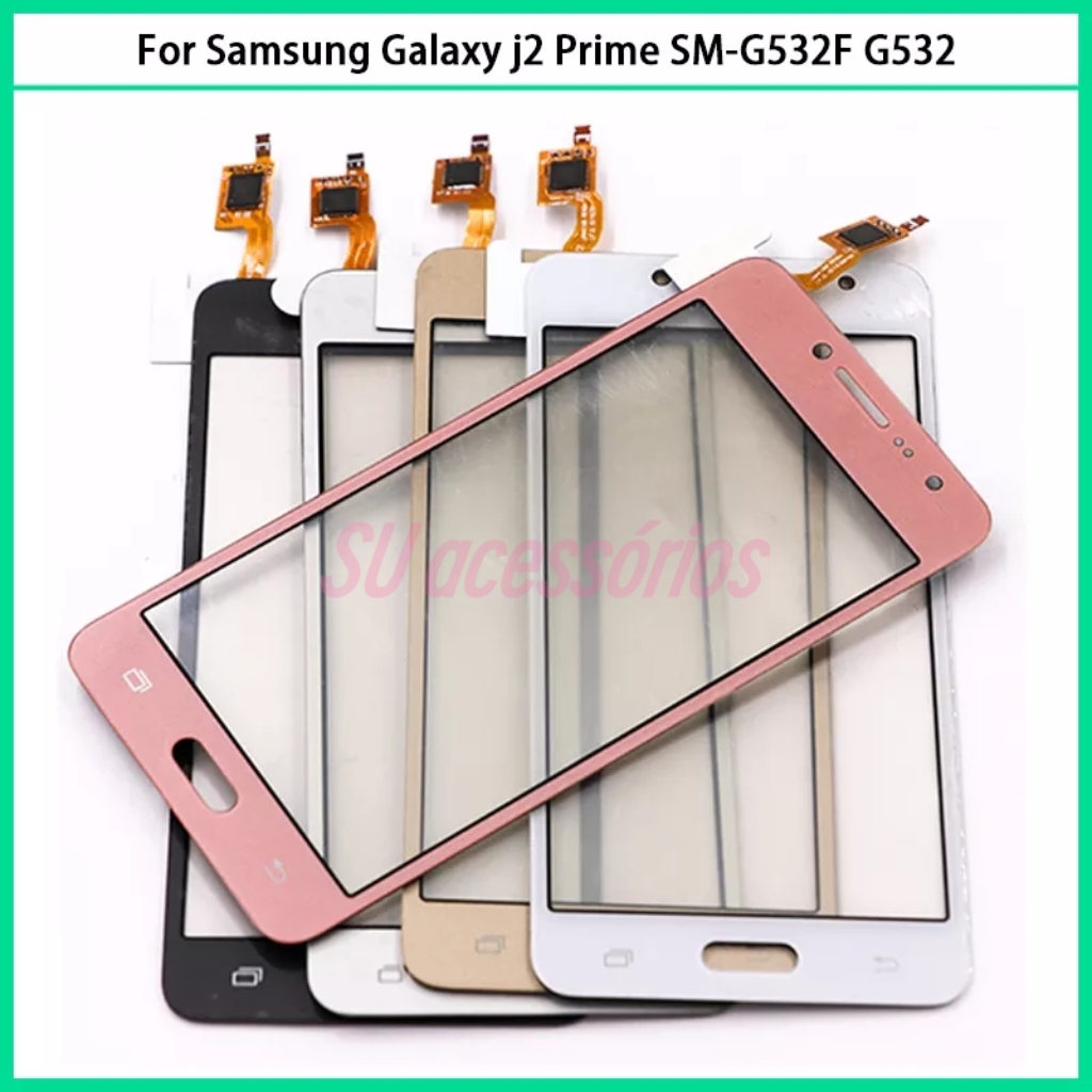 Vidro De Tela De Touch De Galaxy J2Prime G532  Sem Display( Somente Vidro Touch)