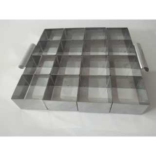 CORTADOR Para Pão De Mel Quadrado De 6 cm Com 16 Cavidades em Oferta na Shopee