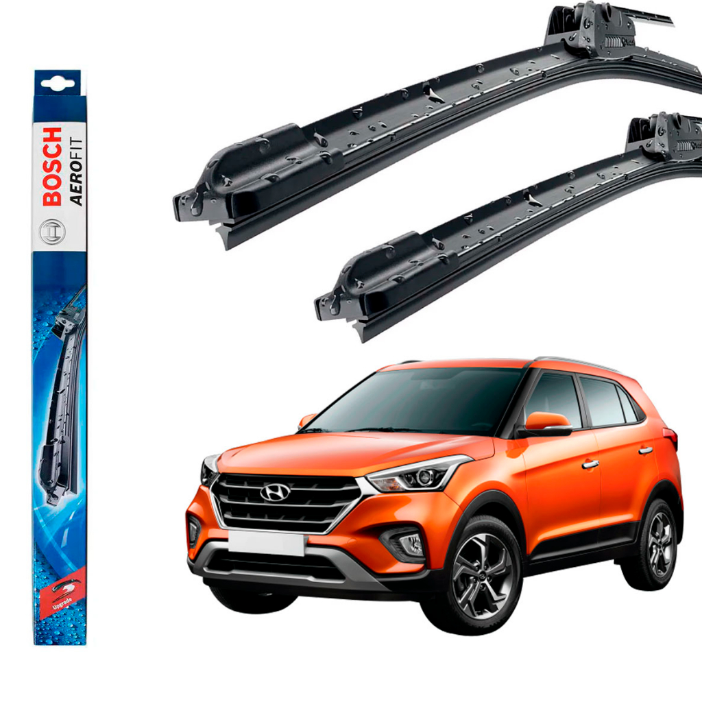 Kit de Palheta Dianteira Original Bosch Hyundai Creta 2017 A 2020 em Oferta na Shopee