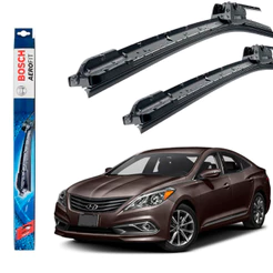 Kit de Palheta Dianteira Original Bosch Hyundai Azera 2012 A 2019