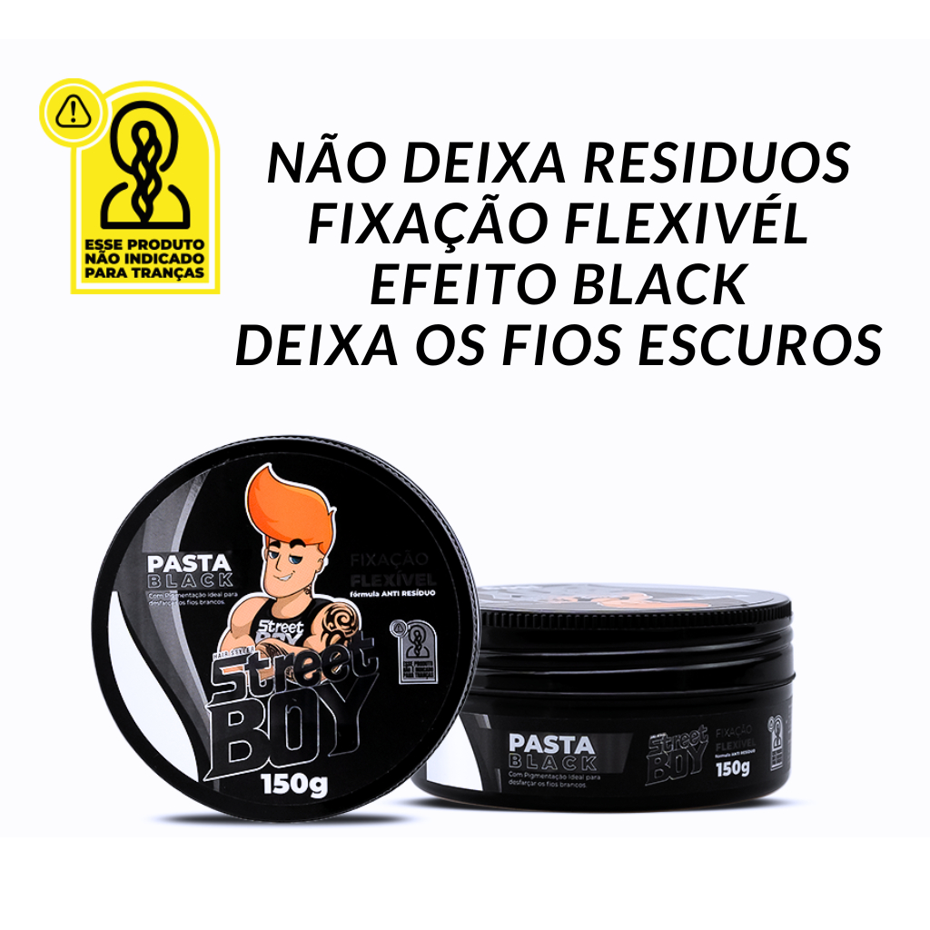 Pasta Modeladora Black 150g Street Boy — imagem 2 de 2