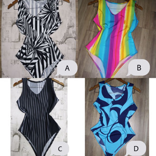 Body Com forro de Poliamida Estampado Sem manga