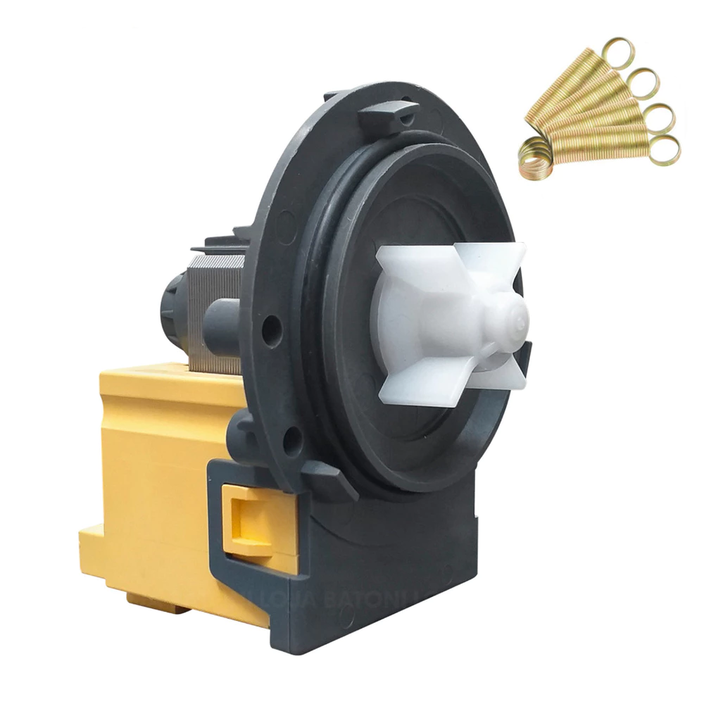 Eletrobomba Universal para Lavadoras de Roupas 110v + 4 Molinhas do Tirante