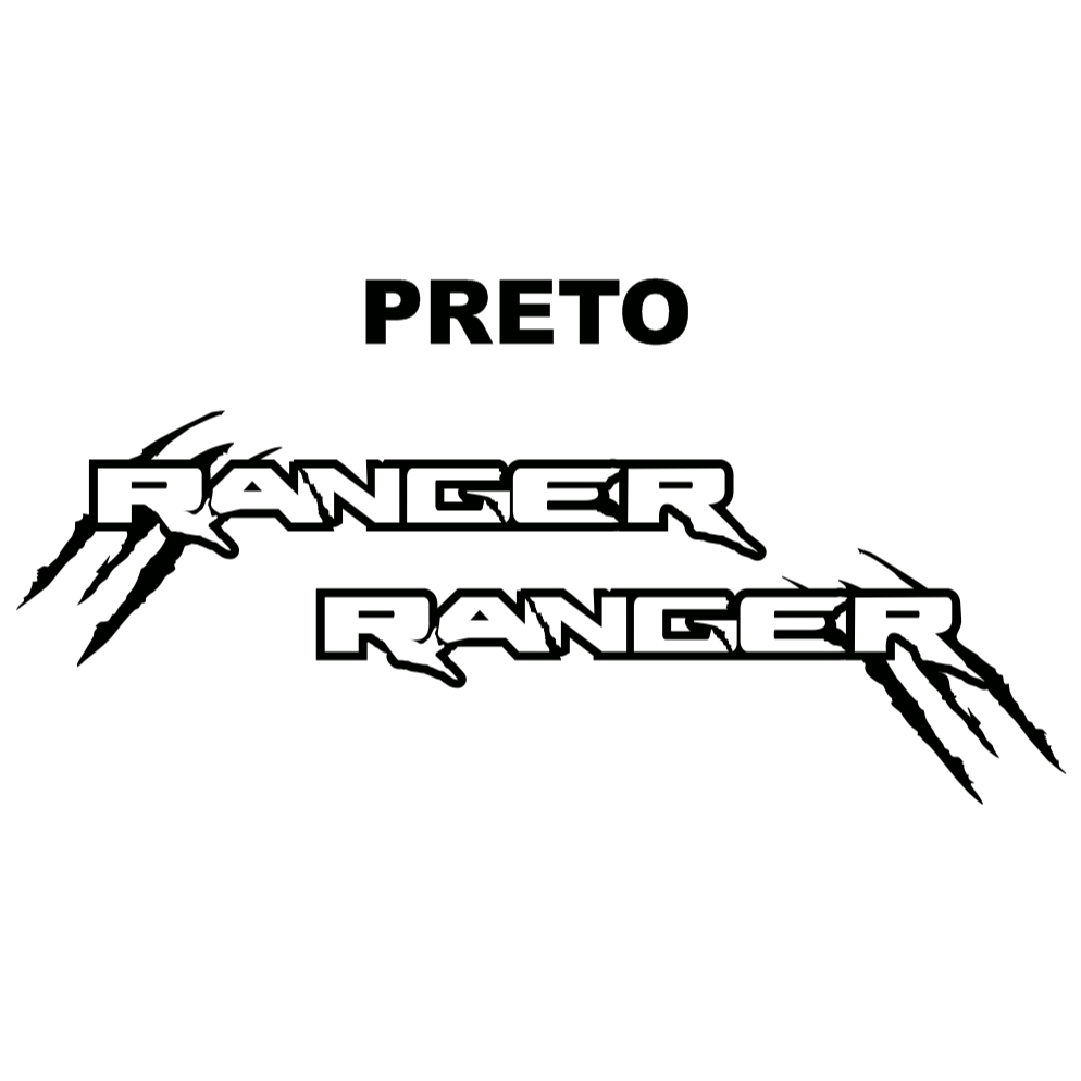Kit Adesivo Ford Ranger Raptor Faixa Lateral Garras Personalização Tunning Faixa