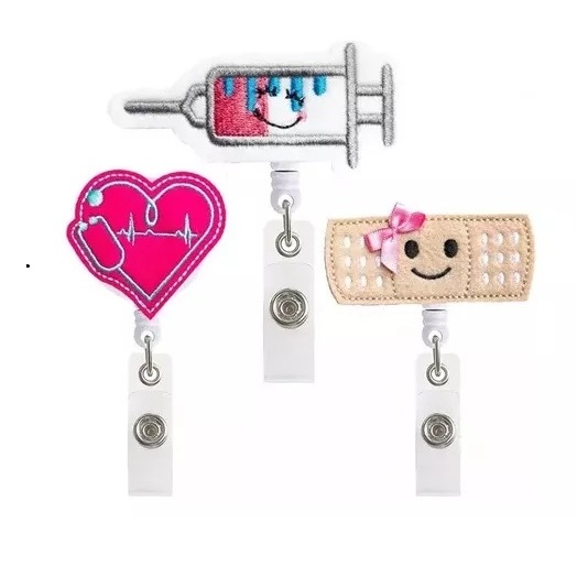 Suporte para crachá enfermeira