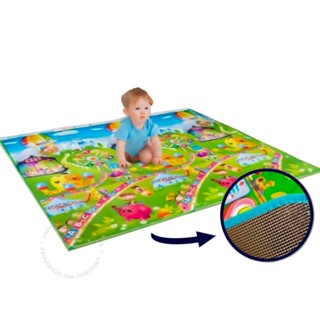Tapete Infantil Atividades Bebe Térmico 180 x 120cm Dobrável Para Transporte