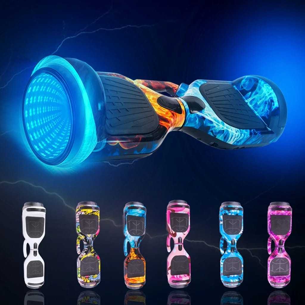 Hoverboard Overboard Brinquedo Skate Eletrico Led Bluetooth Cores Variadas
