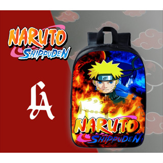 Mini Mochila Infantil Naruto Akatsuki Kakashi Shippuden Bolsa Escolar Lançamento