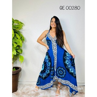 vestido lenço indiano de ponta
