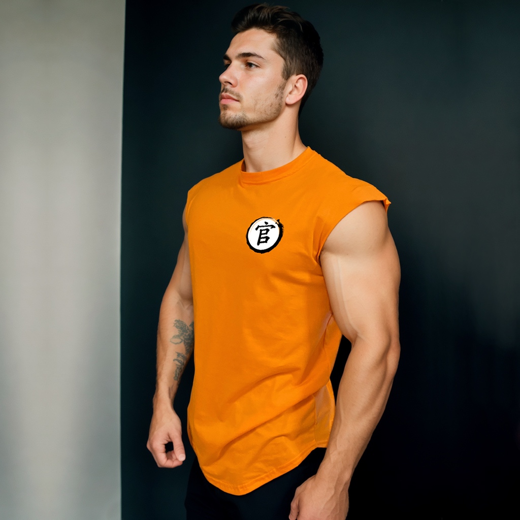 Camiseta Masculina Manga Japonesa Algodão Premium Laranjada Estampadas - Bombey