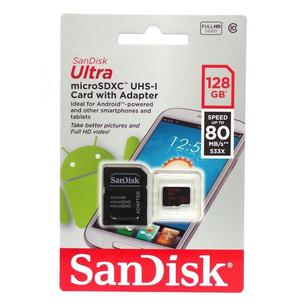 Cartão De Memoria Micro Sd Sandisk 64gb Ultra Classe 10