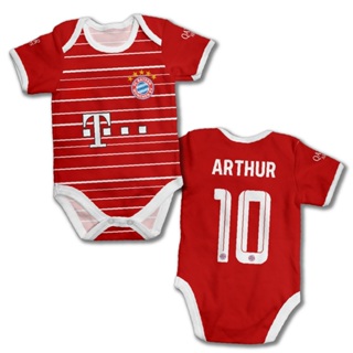 Body de bebê personalizado com nome Bayern de Munique em Oferta na Shopee