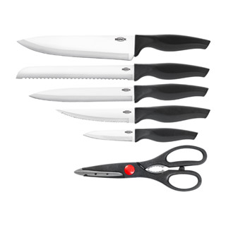Conjunto De Facas Brinox Cross 6 Peças Preto