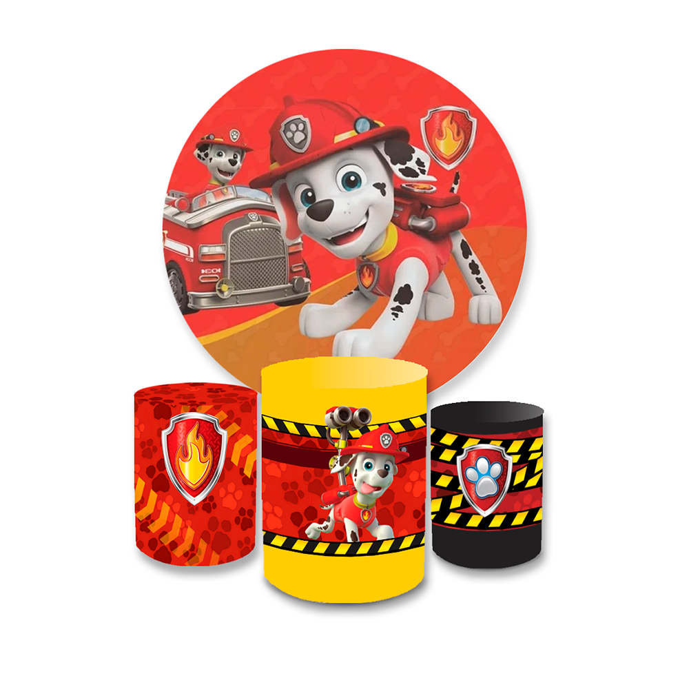 Trio Capa Cilindros Veste Fácil + Capa Painel Redondo Patrulha em Oferta na Shopee