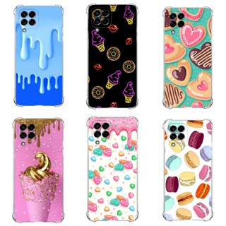 Samsung M53 Capa Tpu Desenhos Variados Capinha Case Doce, Sorvete, Bala.