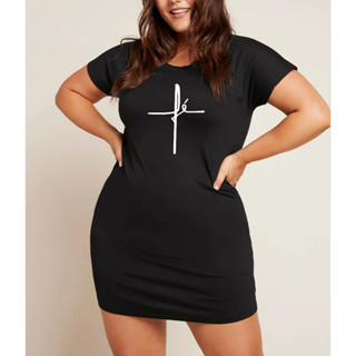 Vestido Plus size moda tamanho grande nobre FE