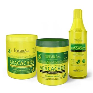 Kit Tratamento Capilar com Abacate Abacachos Forever Liss