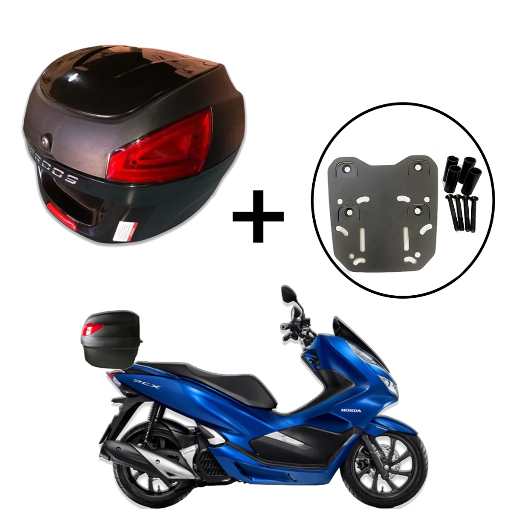 Baú Awa Proos 29 litros com Suporte para baú superior para PCX 2013 - 2023