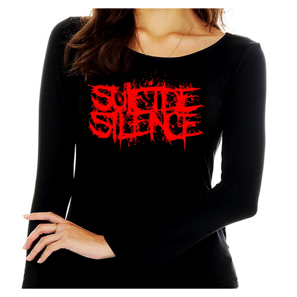 Baby look Manga Longa   Suicide Silence Ref=627