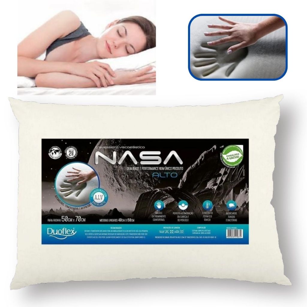 Travesseiro Duoflex da Nasa: Onde Comprar | BuscaProdutos