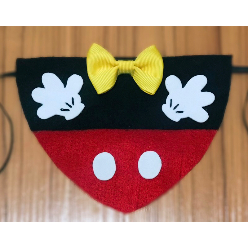 Bandana Mickey Mouse para cães e gatos pet shop