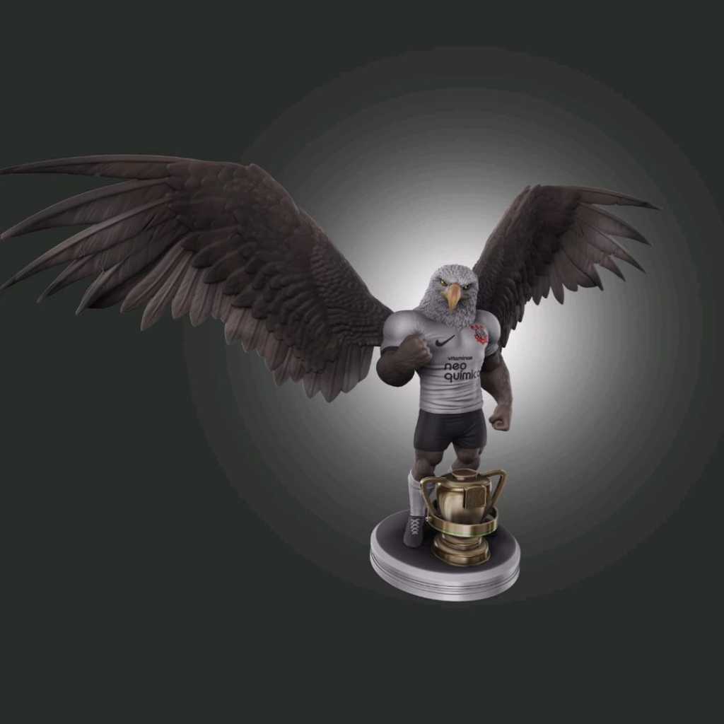 Mascote Corinthians - Gavião alado