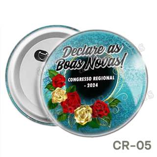 Botons Congresso Regional Jw Broche alfinete tm 3.5cm