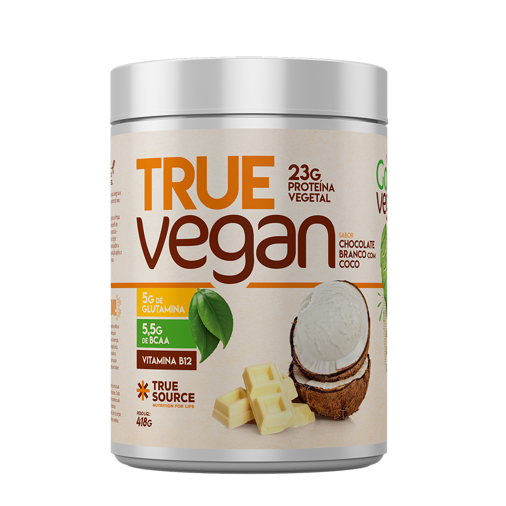True Vegan 418g - True Source - Proteína Vegana (Whey Protein Vegano)