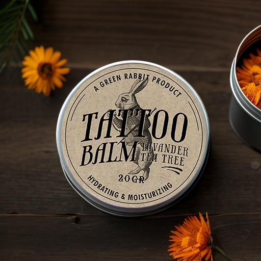 Pomada Hidratante Tatto Balm Restauradora de Tatuagem Natural