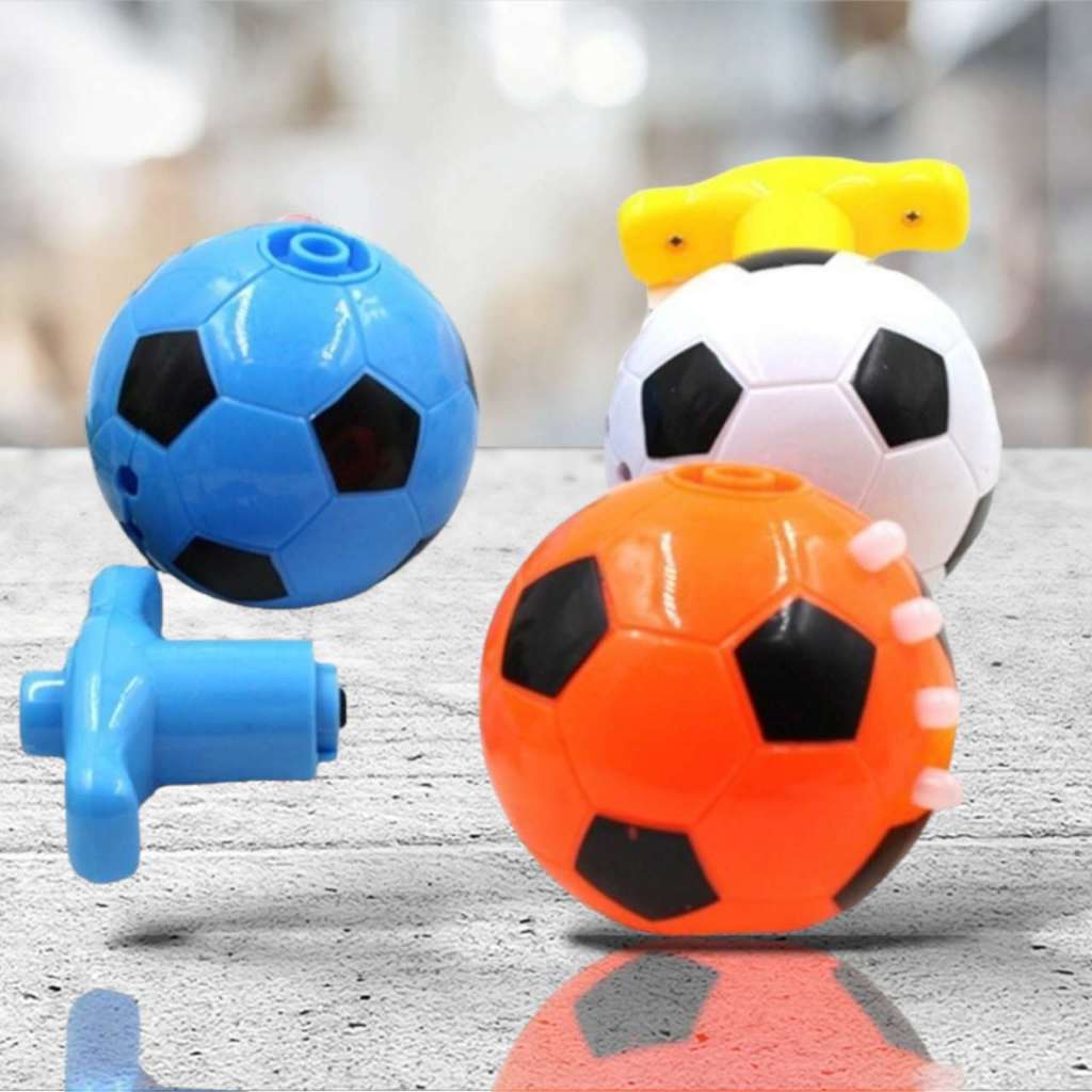 Pião com Lançador e Luzes - kit 6 Piao Musical Com Luz E Som Piao Dragao De Combate E FURUTAS E FOTEBOL ALEATORIA