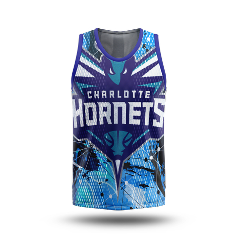 Camiseta Regata Estilo Basquete Charlotte Hornets