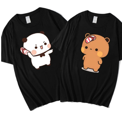 Camiseta Kit 2 Camisas Casal Ursinhos Chinelada Amor Novo!